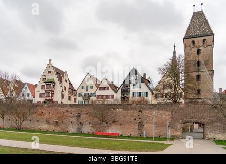 Impression d'Ulm, une ville dans un état nommé Bade-Wuertemberg dans le sud-ouest de l'Allemagne Banque D'Images
