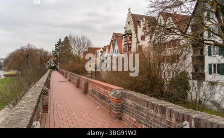 Impression d'Ulm, une ville dans un état nommé Bade-Wuertemberg dans le sud-ouest de l'Allemagne Banque D'Images