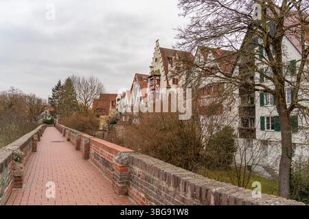 Impression d'Ulm, une ville dans un état nommé Bade-Wuertemberg dans le sud-ouest de l'Allemagne Banque D'Images