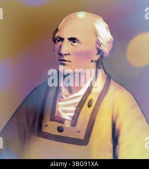 Pierre de Candie, également connu sous le nom de Peter Phillarges, Pietro Di Candia, Petros Philargos, c. 1339 – 1410, comme Alexandre V ou Alessandro V, antipape élu par le concile de Pise pendant le schisme occidental, il a régné de 1409 à sa mort en 1410, édité numériquement Banque D'Images