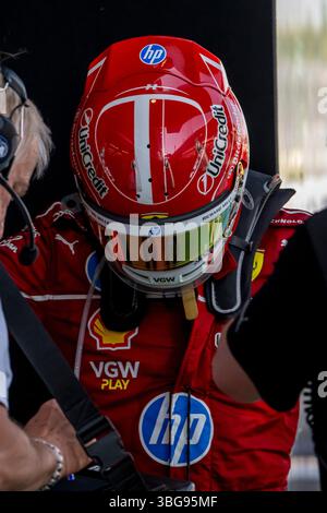 Montmelo, Espagne, 01 juin 2025, Charles Leclerc, de Monaco, concourt pour Ferrari. La journée du Grand Prix d'Espagne 2025, qui se déroule à Montmelo, en Espagne. Crédit : Michael Potts/Alamy Live News Banque D'Images