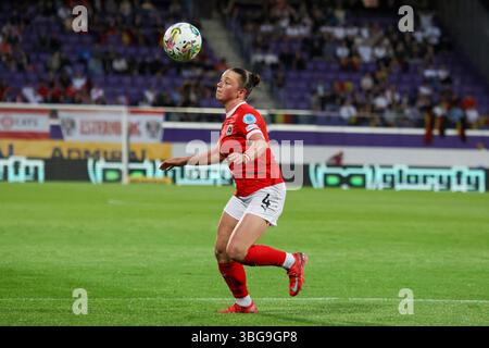 Wien, Österreich 03. Juni 2025 : UEFA Nations League Women - 2025 - Österreich vs. Deutschland Im Bild : Maria Plattner (Österreich) Banque D'Images