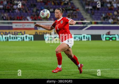 Wien, Österreich 03. Juni 2025 : UEFA Nations League Women - 2025 - Österreich vs. Deutschland Im Bild : Maria Plattner (Österreich) Banque D'Images
