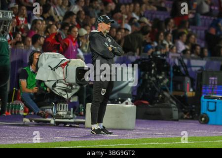 Wien, Österreich 03. Juni 2025 : UEFA Nations League Women - 2025 - Österreich vs. Deutschland Im Bild : entraîneur Alexander Schriebl (Österreich) Banque D'Images