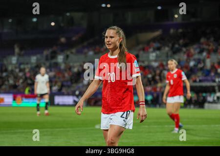 Wien, Österreich 03. Juni 2025 : UEFA Nations League Women - 2025 - Österreich vs. Deutschland Im Bild : Lilli Purtscheller (Österreich) Banque D'Images