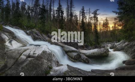 Belle nature slovaque préservée, une destination merveilleuse pour les vacances et la détente Banque D'Images