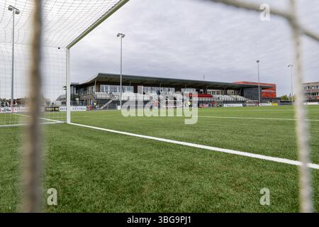 Noordwijk, pays-Bas. 04 juin 2025. NOORDWIJK, 04-06-2025, Sportpark Duinwetering, Betnation Dutch Tweede Divisie Play off Football, saison 2024/2025, match entre Noordwijk et Harkemase Boys, aperçu du stade crédit : Pro Shots/Alamy Live News Banque D'Images