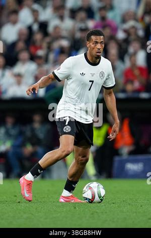 Munich, Allemagne. 04 juin 2025. Felix Nmecha (Allemagne) lors du match de demi-finale de l'UEFA Nations League entre l'Allemagne et le Portugal à l'Allianz Arena Munich Allemagne le 04 juin 2025. ( Credit : photo Goal Pix/Alamy Live News Banque D'Images