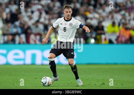 Munich, Allemagne. 04 juin 2025. Joshua Kimmich (Allemagne) lors de la demi-finale de l'UEFA Nations League entre l'Allemagne et le Portugal à l'Allianz Arena Munich Allemagne le 4 juin 2025. Crédit : photo Goal Pix/Alamy Live News Banque D'Images