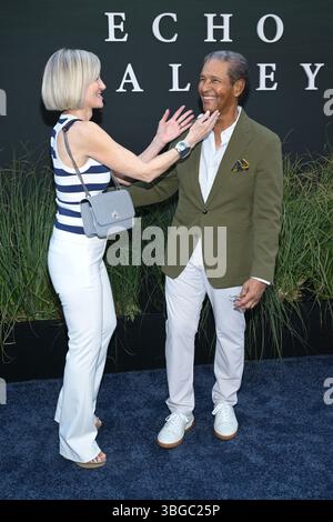 Hilary Gumbel et Bryant Gumbel Banque D'Images