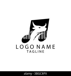 vecteur de conception de logo de bulle de note Illustration de Vecteur
