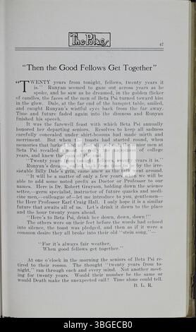 L'annuaire 1916 du North High School, intitulé « The Polaris », présente le numéro de début de cette année. L'annuaire fournit un aperçu de l'école, de ses professeurs et des étudiants diplômés. Charles D. Everett a été directeur de North High School à partir de 1893 pendant plus de 35 ans. L'école elle-même a été construite au 100 West 4th Avenue en 1892-93, conçue par Frank L. Packard. L'école a déménagé dans un nouvel emplacement en 1924 et est devenue plus tard une partie des Columbus City Schools. Banque D'Images