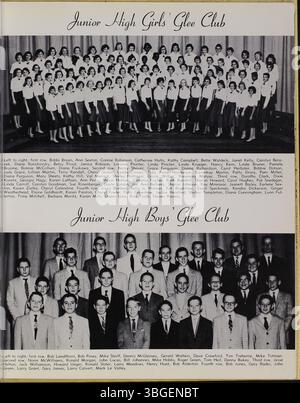 L'annuaire de l'école secondaire West, 'The Occident', du 1er juin 1959, reflète l'histoire et la croissance de l'école. West High, établi en 1908 au 120 South Central Avenue, comptait 457 élèves et 19 enseignants en 1916. En 1929, l'école déménage dans un nouveau bâtiment au 179 South Powell Avenue, conçu par Howard Dwight Smith, également architecte du stade Ohio. Starling Junior High School occupait le site d'origine. Le second West High reste opérationnel en 2018. Banque D'Images