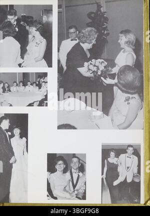 L'annuaire Reynolian de 1965 fournit une perspective historique sur le développement du lycée de Reynoldsburg. La première école du canton de Truro, une cabane en rondins de 1819, a été suivie par une école de briques de deux étages en 1858. La Reynoldsburg Union Academy a été créée en 1868 et a obtenu son diplôme de première promotion en 1871. Le premier annuaire Reynolian a été publié en 1943. Le bâtiment est actuellement utilisé comme Hannah J. Ashton Middle School. Banque D'Images