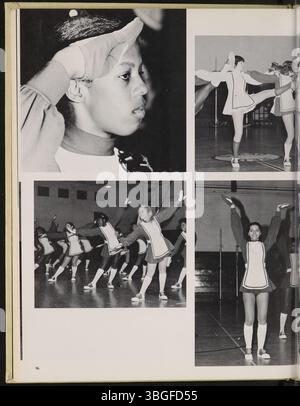 L’annuaire Diabolis 1980 de l’école secondaire Marion Franklin commémore l’histoire de l’école depuis son ouverture en 1953. Située au 1265 Koebel Road, Columbus, Ohio, l'école dessert les classes 7 à 12. L'école a été inaugurée le 20 novembre 1953 et faisait partie du district scolaire du canton de Marion. Banque D'Images