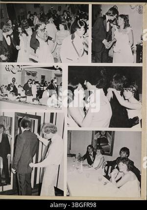 Page 193 du Reynoldsburg High School Yearbook de 1978, Reynolian, montrant le développement historique et éducatif à Reynoldsburg, Ohio, y compris les mentions des écoles du canton de Truro et de la Reynoldsburg Union Academy. Banque D'Images