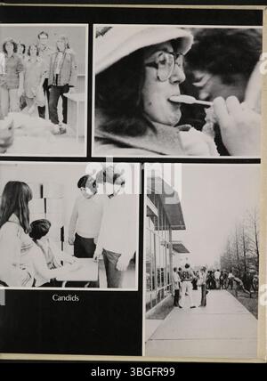 L'annuaire de 1978 du lycée de Reynoldsburg, intitulé Reynolian, présente l'histoire éducative de la ville. Commençant en 1819 avec une école de cabane en rondins, les écoles de la ville ont évolué pour devenir la Reynoldsburg Union Academy en 1868. Le bâtiment de l'école, rénové en 1925, continue de servir la communauté sous le nom de Hannah J. Ashton Middle School. La ville possède maintenant deux campus de lycées. Banque D'Images