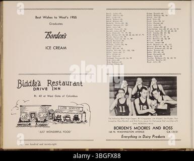 L'annuaire, intitulé « The Occident », met en lumière le West High School, qui a ouvert ses portes le 8 septembre 1908, au 120 South Central Avenue. En 1916, l'école comptait 19 enseignants et 457 élèves. L'école a subi la construction d'un nouveau bâtiment en 1927, conçu par l'architecte Howard Dwight Smith, et a ouvert ses portes en 1929. Le bâtiment d'origine est devenu Starling Junior High School. Le second West High School reste opérationnel en 2018. Banque D'Images