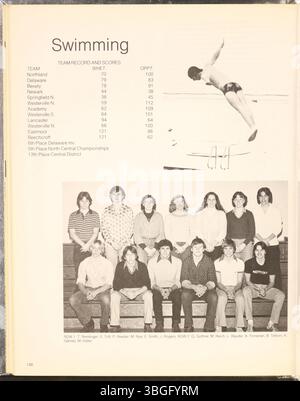 Whetstone High School a ouvert ses portes en 1961 pour gérer les débordements de North High School. L'édition 1979 de l'annuaire « The Legend » présente les réalisations scolaires et parascolaires de l'école au cours de cette année. Banque D'Images