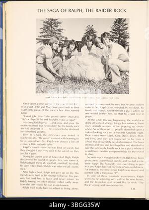 L'annuaire de l'école secondaire de Reynoldsburg de 1976, Reynolian, comprend des détails sur la fondation de l'école en commençant par une cabane en rondins en 1819. Le bâtiment en briques de deux étages datant de 1858 a été rénové en 1925. La Reynoldsburg Union Academy, fondée en 1868, est diplômée de sa première promotion en 1871. Aujourd'hui, le bâtiment abrite Hannah J. Ashton Middle School, tandis que Reynoldsburg High fonctionne à partir de deux campus. Banque D'Images