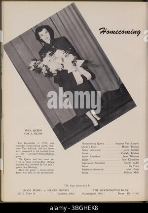 Le lycée de Reynoldsburg a commencé dans une école de cabane en rondins en 1819, suivie par une école de briques à deux étages en 1858. La Reynoldsburg Union Academy a ouvert ses portes en 1868 et a obtenu son diplôme de première promotion en 1871. En 1925, le bâtiment a été rénové, et il est devenu la Hannah J. Ashton Middle School. Reynoldsburg High School a deux campus, Livingston Avenue et Summit Road. Banque D'Images