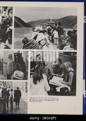 L'annuaire Reynolian de 1977 de l'école secondaire de Reynoldsburg donne un aperçu du développement de l'école, qui a commencé en 1819 avec une cabane en rondins dans le canton de Truro. L'institution évolue en Reynoldsburg Union Academy en 1868. Un troisième étage a été ajouté au bâtiment de l'école en 1925. Aujourd'hui, le lycée de Reynoldsburg a deux campus sur Livingston et Summit Roads. Banque D'Images