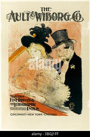 Au concert. Henri de Toulouse-Lautrec. 1896. Banque D'Images