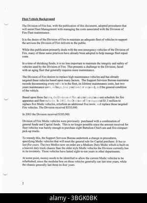 Cette série de communiqués de presse du bureau du maire Michael Coleman en 2003 documente son travail en tant que maire de Columbus le plus ancien. Coleman est le premier afro-américain à occuper le poste de maire de Columbus, servant de 2000 à 2016. Banque D'Images