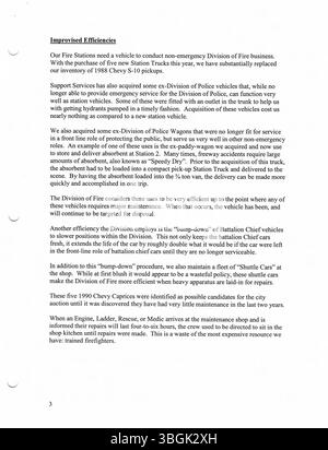 Cet ensemble de 2003 communiqués de presse documente les initiatives et le leadership du maire Michael Coleman, qui a été le premier maire afro-américain de Columbus, Ohio. Le mandat de Coleman de 2000 à 2016 a marqué le plus long service de l’histoire de la ville. Banque D'Images