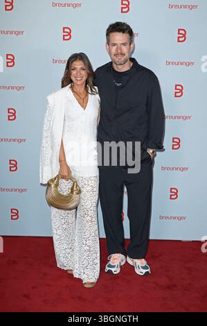Anna Angelina Wolfers mit Partner Johannes strate BEI der Eröffnung vom Breuninger Flagship Store in der Hafencity. Hambourg, 05.06.2025 *** Anna Angelina Wolfers avec son partenaire Johannes strate lors de l'ouverture du magasin phare Breuninger à Hafencity Hambourg, 05 06 2025 Foto :XC.xTamckex/xFuturexImagex breuninger 5633 Banque D'Images