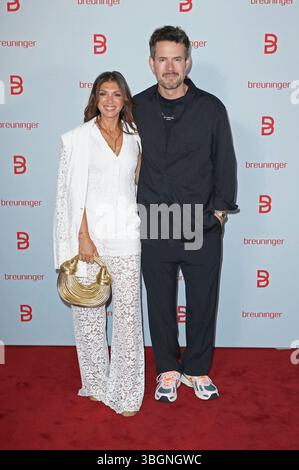 Anna Angelina Wolfers mit Partner Johannes strate BEI der Eröffnung vom Breuninger Flagship Store in der Hafencity. Hambourg, 05.06.2025 *** Anna Angelina Wolfers avec son partenaire Johannes strate lors de l'ouverture du magasin phare Breuninger à Hafencity Hambourg, 05 06 2025 Foto :XC.xTamckex/xFuturexImagex breuninger 5632 Banque D'Images
