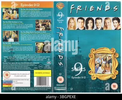 Amis : série 9, épisodes 9-12 VHS Cover (2003) (UK) par Warner Home Video (UK) Ltd Banque D'Images