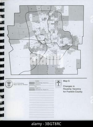 La présente section du rapport examine les changements dans la structure des logements et des postes vacants pour le comté de Franklin et Columbus, en se fondant sur les données des recensements de 1970 et de 1980. Il met l'accent sur les changements d'occupation, les taux d'inoccupation, la croissance du logement et les tendances résidentielles dans la région centrale de l'Ohio. Banque D'Images