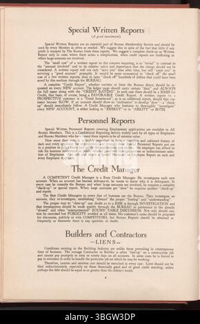 Le Livre rouge de la ville de Columbus de 1942-1943 contient les rapports de solvabilité des citoyens du comté de Franklin, y compris les détails personnels tels que le nom, la profession, l'adresse et le pointage de crédit. Banque D'Images