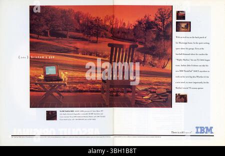 Vintage Smithsonian magazine avril 1995 numéro annonce, États-Unis Banque D'Images