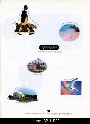 Vintage Smithsonian magazine avril 1995 numéro annonce, États-Unis Banque D'Images