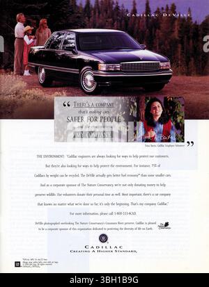 Vintage Smithsonian magazine avril 1995 numéro annonce, États-Unis Banque D'Images