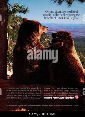 Vintage Smithsonian magazine avril 1995 numéro annonce, États-Unis Banque D'Images