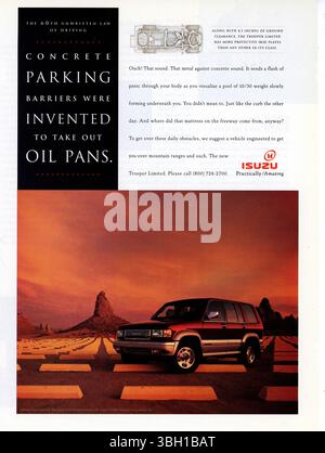 Vintage Smithsonian magazine avril 1995 numéro annonce, États-Unis Banque D'Images