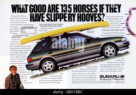 Vintage Smithsonian magazine avril 1995 numéro annonce, États-Unis Banque D'Images