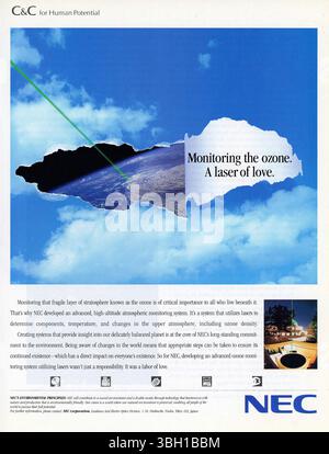 Vintage Smithsonian magazine avril 1995 numéro annonce, États-Unis Banque D'Images