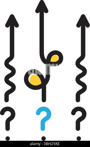 Icône pour difficile, rigide Illustration de Vecteur