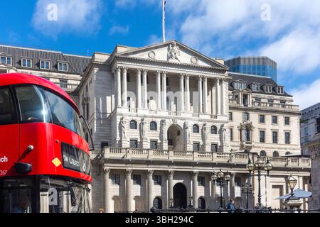 The Bank of England Building, Threadneedle Street, City of London, Greater London, England, Royaume-Uni Banque D'Images