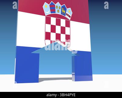 Image par rapport à la migration de l'Afrique à l'Union européenne Banque D'Images