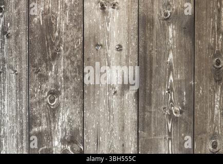 Planche en bois horizontale avec des nœuds, motif de couleur vieillie naturelle Banque D'Images