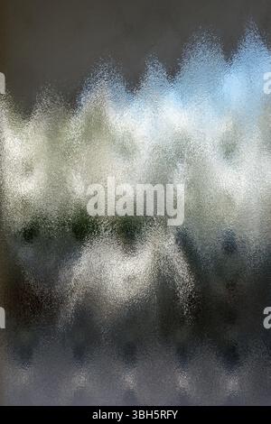 Texture de verre dépoli. Fond de lumières colorées Banque D'Images