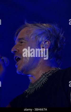 Le groupe médiéval à Extremo dans la Sporthalle Hamburg, 01.11.13, Michael Robert RHEIN (chant) Banque D'Images