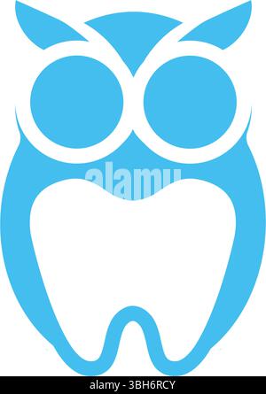 Inspirations du logo Owl and Tooth Illustration de Vecteur