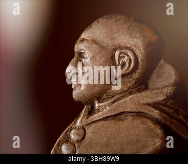 Le pape Anacletus (c. AD 16 – c. AD 92), également connu sous le nom de Cletus, Anaklet, Anenkletos, Anencletus, Kletus, évêque de Rome de c. AD 80 à c. AD 92, édité numériquement Banque D'Images