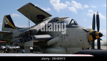 Le Fairey Gannet est un avion embarqué conçu et produit par le constructeur aéronautique britannique Fairey Aviation Company. Banque D'Images